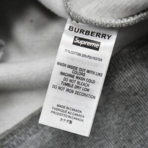 Hoddie Preta ou Cinzenta| Supreme/Burberry - Image 6