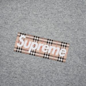 Hoddie Preta ou Cinzenta| Supreme/Burberry - Image 5